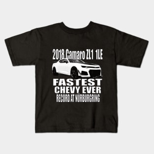 2018 ZL1 1LE CAMARO RECORD AT NÜRBURGRING Kids T-Shirt